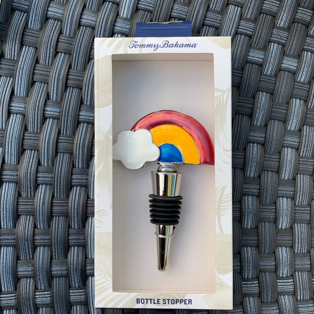 Tommy Bahama Rainbow bottle stopper Rainbow cloud